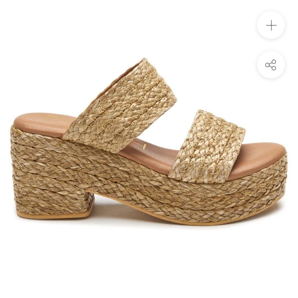 Matisse ocean avenue platform sandal, size 9.